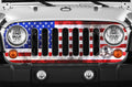Jeep Wrangler Grille Skin Graphics ('07-'16)