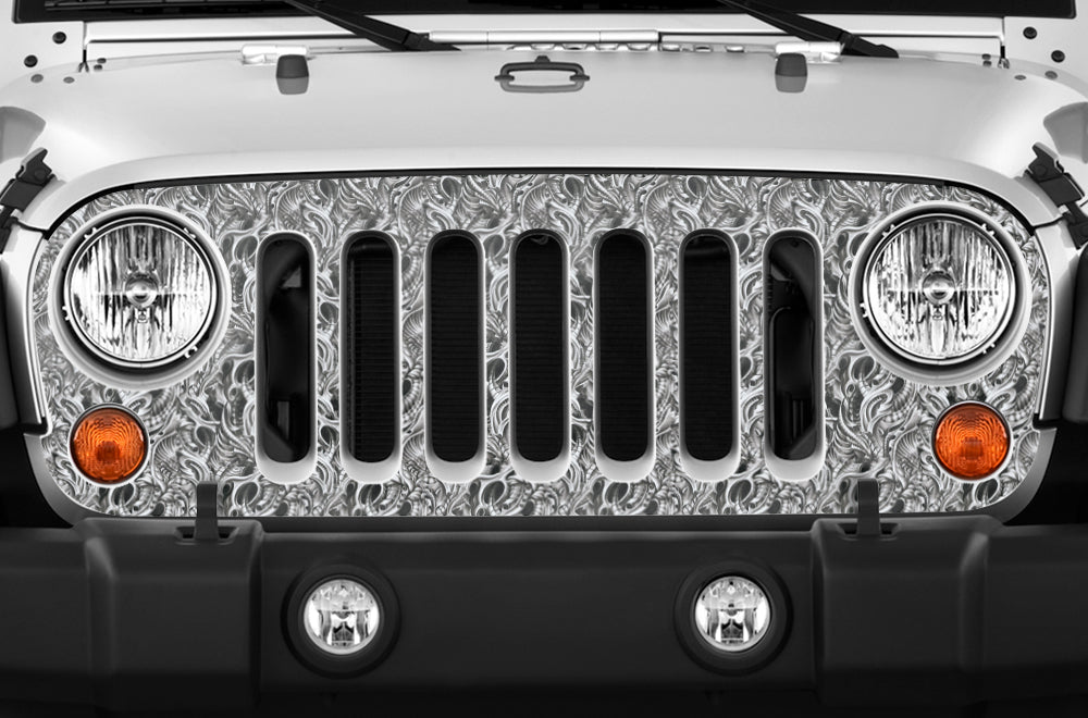 Jeep Wrangler Grille Skin Graphics ('07-'16)