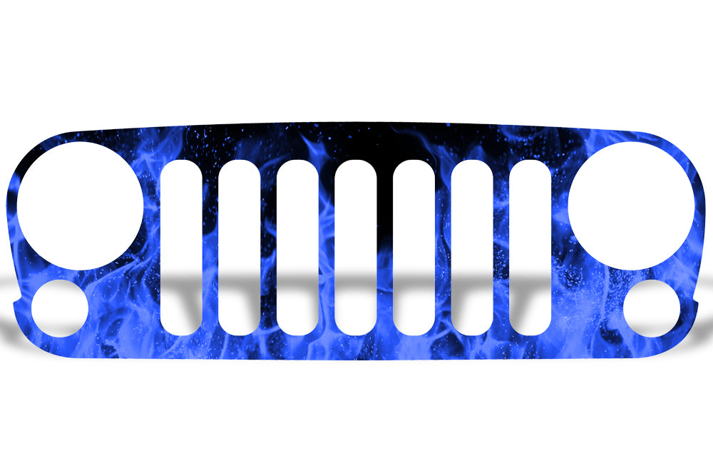 Jeep Wrangler Grille Skin Graphics ('07-'16)