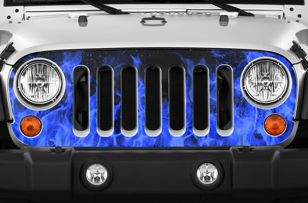 Jeep Wrangler Grille Skin Graphics ('07-'16)