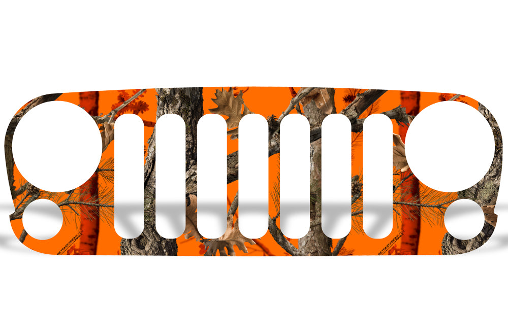 Jeep Wrangler Grille Skin Graphics ('07-'16)