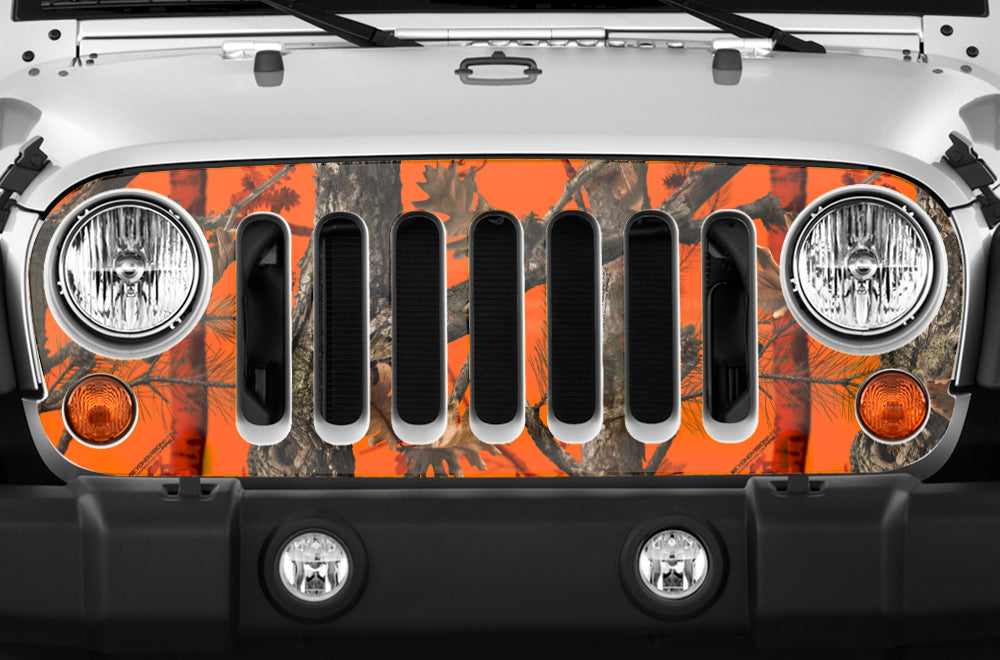 Jeep Wrangler Grille Skin Graphics ('07-'16)