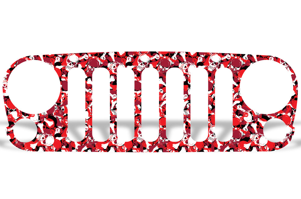 Jeep Wrangler Grille Skin Graphics ('07-'16)