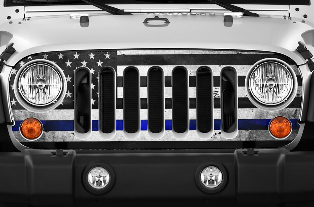 Jeep Wrangler Grille Skin Graphics ('07-'16)