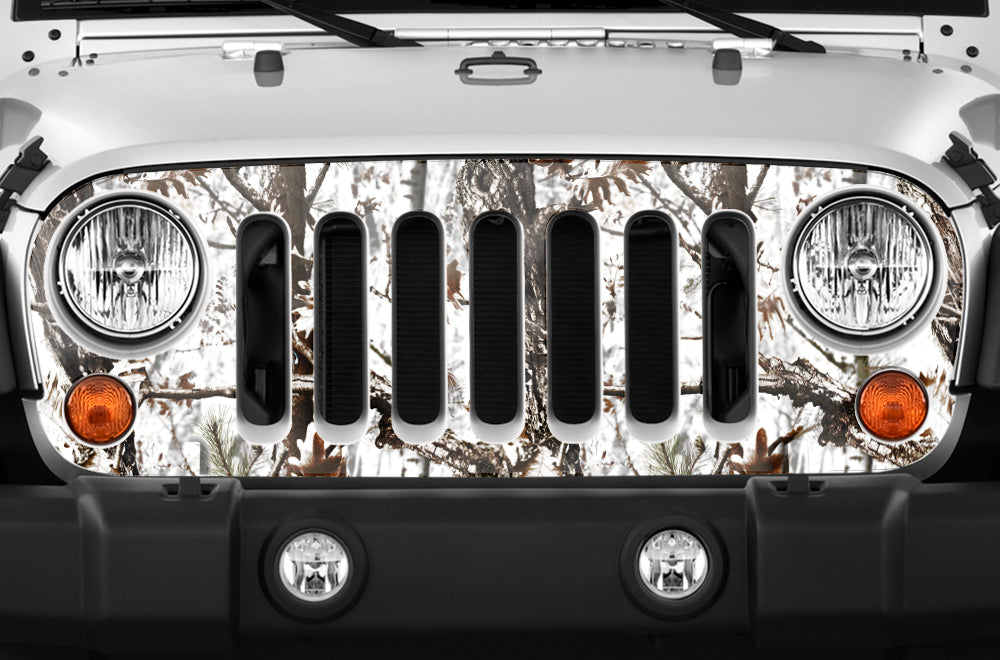 Jeep Wrangler Grille Skin Graphics ('07-'16)