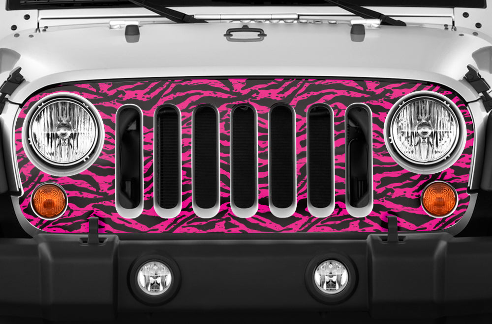 Jeep Wrangler Grille Skin Graphics ('07-'16)
