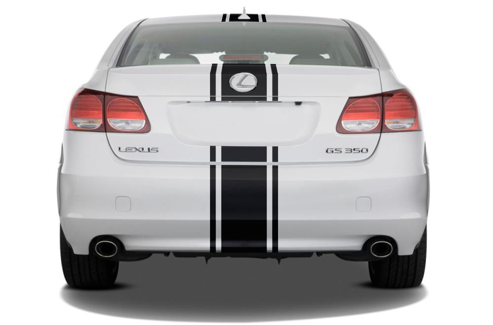 Lexus GS Vinyl Stripes Wrap Kit (2006-2013) Racing Stripes - RacerX Customs