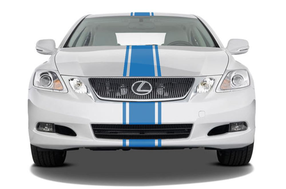Lexus GS Vinyl Stripes Wrap Kit (2006-2013) Racing Stripes - RacerX Customs