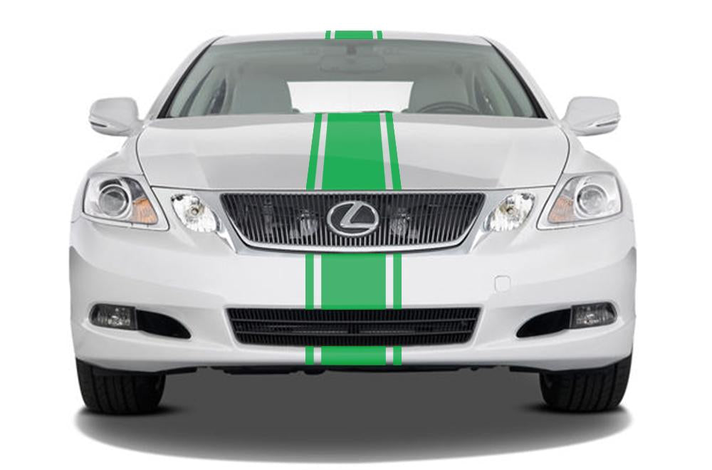 Lexus GS Vinyl Stripes Wrap Kit (2006-2013) Racing Stripes - RacerX Customs