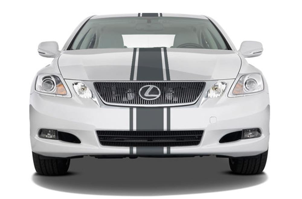 Lexus GS Vinyl Stripes Wrap Kit (2006-2013) Racing Stripes - RacerX Customs