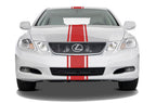 Lexus GS Vinyl Stripes Wrap Kit (2006-2013) Racing Stripes - RacerX Customs