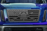 Titan Grille ('16-'19) Black Steel, LIBERTY or DEATH