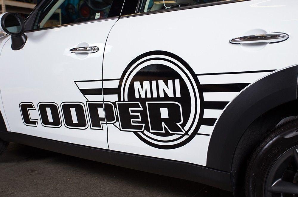 Mini Cooper Vinyl Side-Wrap Kit (2012-2014) - RacerX Customs