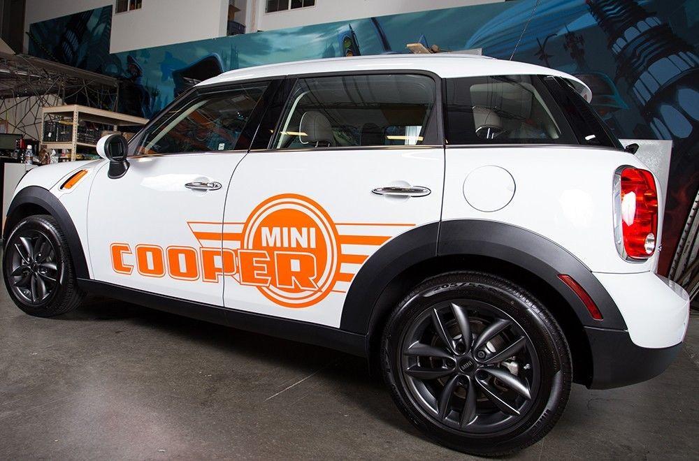 Mini Cooper Vinyl Side-Wrap Kit (2012-2014) - RacerX Customs