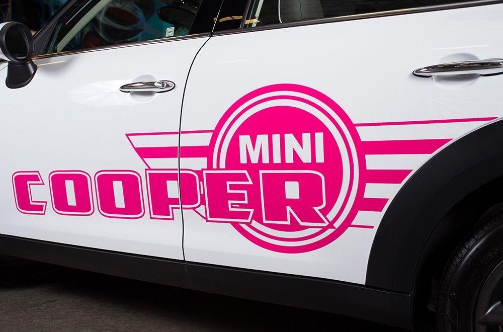 Mini Cooper Vinyl Side-Wrap Kit (2012-2014) - RacerX Customs