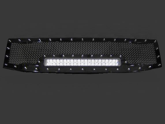 Nissan Titan Custom Grille with LED Bar (2004-2015) RC1X - RacerX Customs