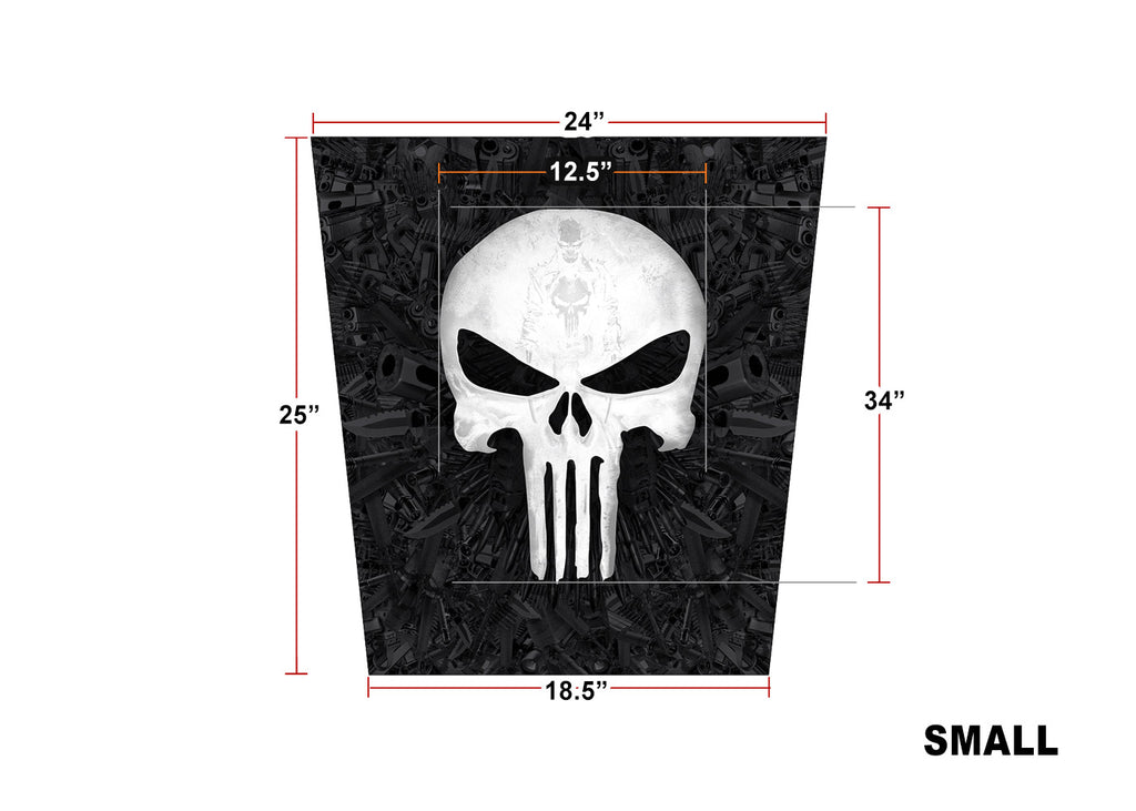 Universal Vinyl Hood Graphics - Full-Color Punisher - RacerX Customs