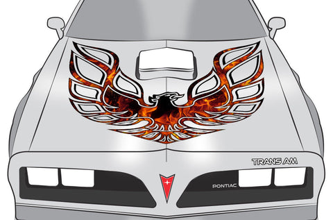 Pontiac Trans-Am Hood Decal - FIREBIRD - RacerX Customs