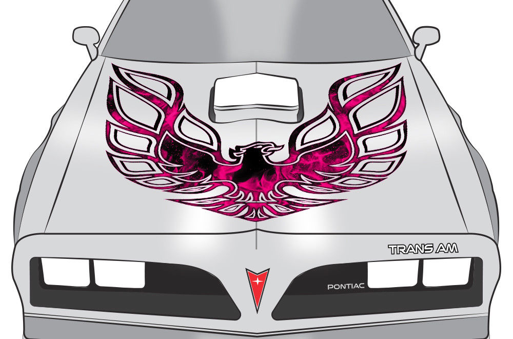 Pontiac Trans-Am Hood Decal - FIREBIRD - RacerX Customs