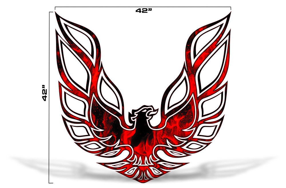 Pontiac Trans-Am Hood Decal - FIREBIRD - RacerX Customs