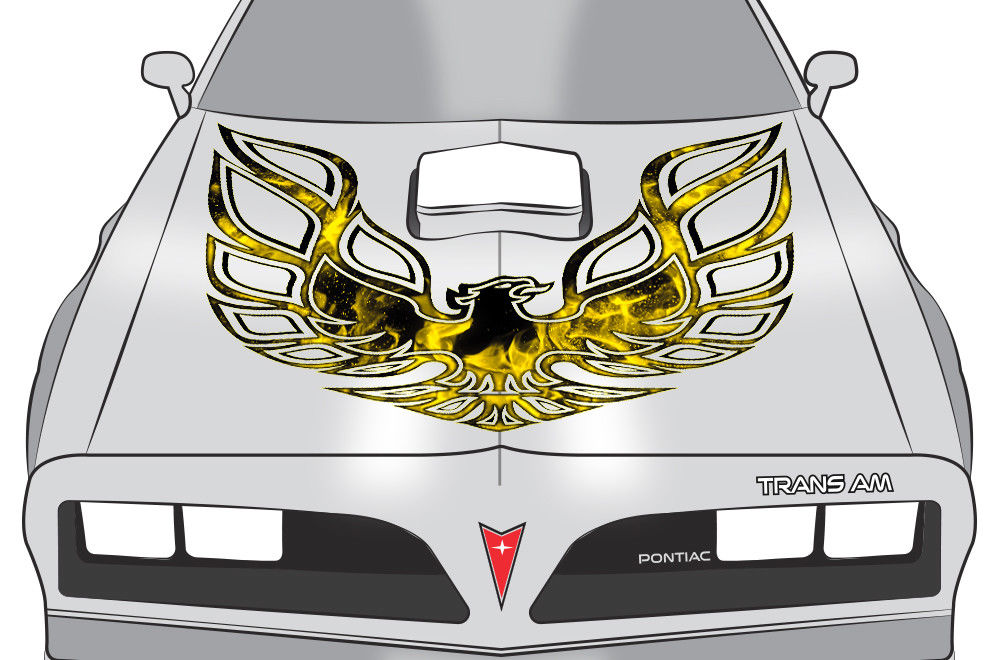 Pontiac Trans-Am Hood Decal - FIREBIRD - RacerX Customs