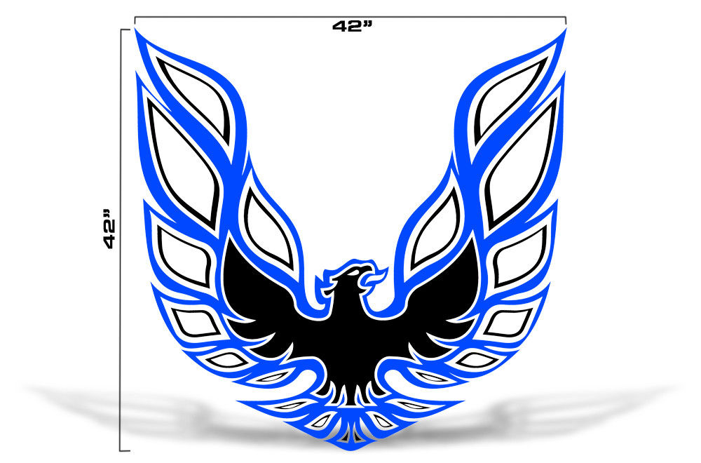 Pontiac Trans-Am Firebird Hood Decal (13 color options) - RacerX Customs
