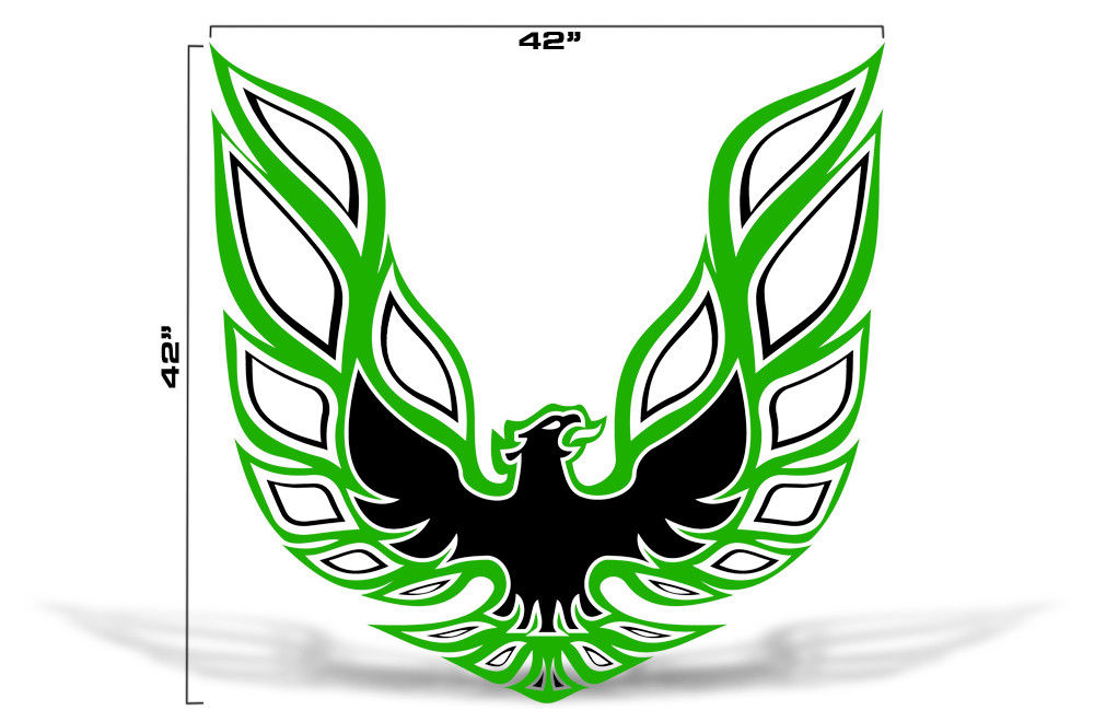 Pontiac Trans-Am Firebird Hood Decal (13 color options) - RacerX Customs