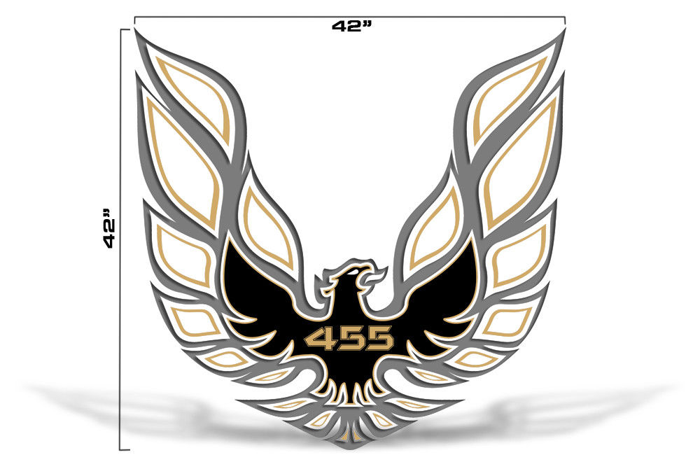Pontiac Trans-Am Firebird Hood Decal (13 color options) - RacerX Customs