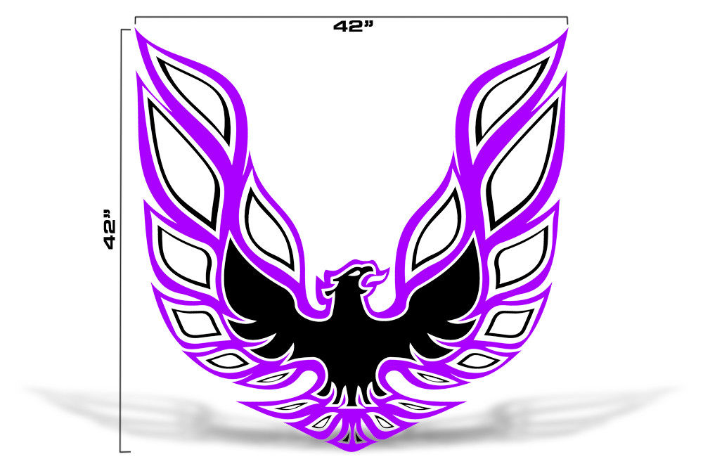 Pontiac Trans-Am Firebird Hood Decal (13 color options) - RacerX Customs
