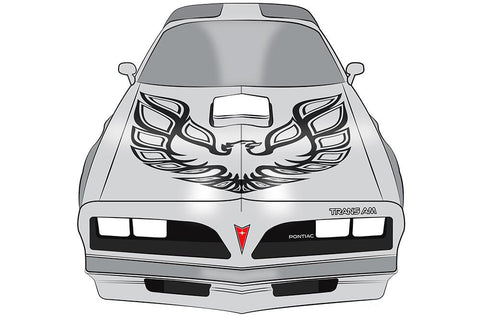 Pontiac TransAm Hood Graphics – RacerX Customs | Auto Graphics