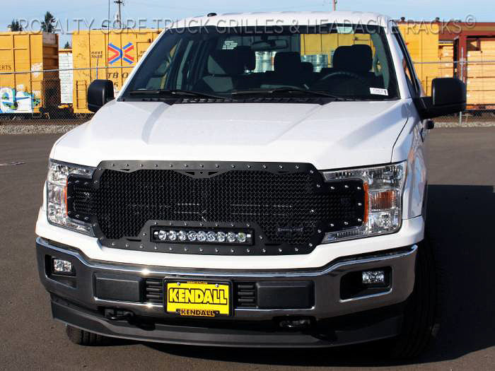 Ford F150 Custom Grille w/ LED Bar & Camera Mount (2018-2019) RC1X - RacerX Customs