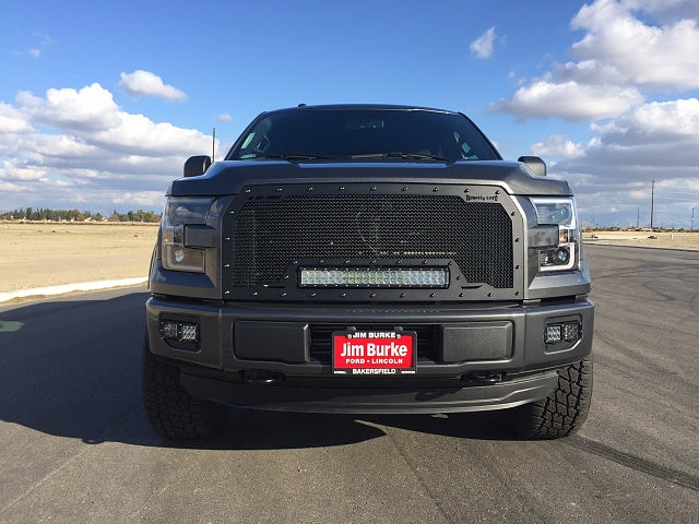 Ford Raptor Custom Grille with LED Bar (2009-2015) RC1X - RacerX Customs