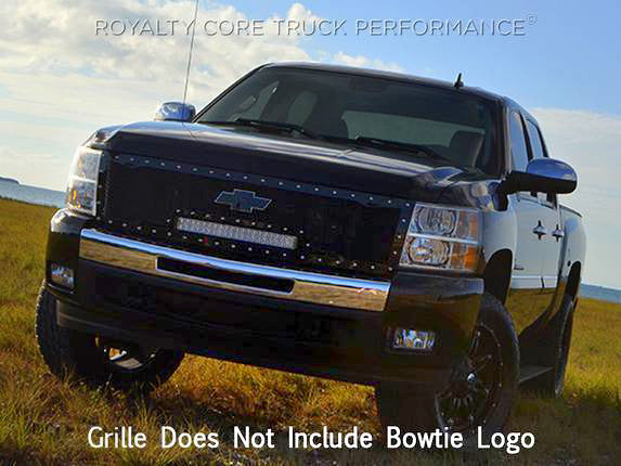 Chevy Silverado 1500 Custom Grille with LED Bar (2016-2018) RC1X - RacerX Customs