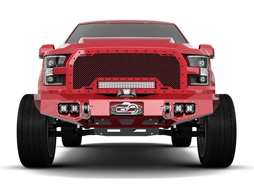 Ford Super Duty Custom Grille with LED Bar (2017-2019) RC1X - RacerX Customs