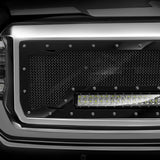 Ford Super Duty Custom Grille with LED Bar (2008-2010) RC1X - RacerX Customs