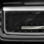 Ford Super Duty Custom Grille with LED Bar (2011-2016) RC1X - RacerX Customs