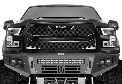 Ford Raptor Custom Grille with LED Bar (2017-2019) RC4X - RacerX Customs
