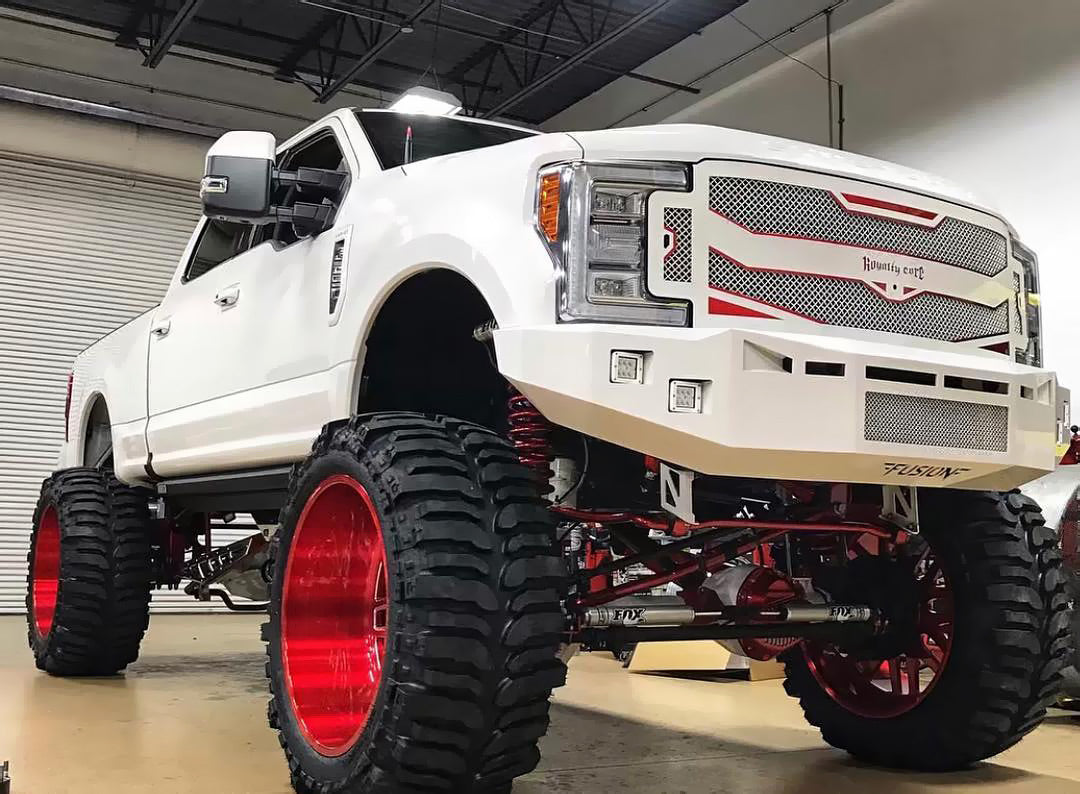 Ford Super Duty Custom Grille (1992-1998) RC4 - RacerX Customs