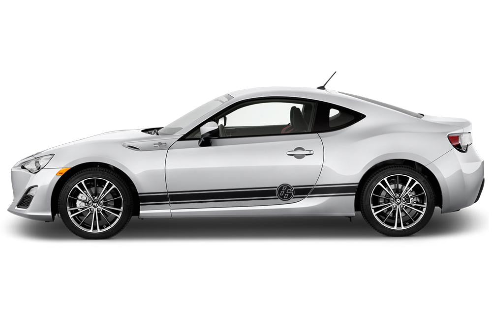 Scion TC Rocker Panel Stripes (2005-2010) T86 - RacerX Customs