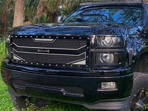 2005 chevy silverado 1500 custom grill discount