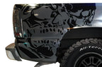 Chevy Silverado Quarter Panel Wrap (1999-2007) Double-Skull - RacerX Customs