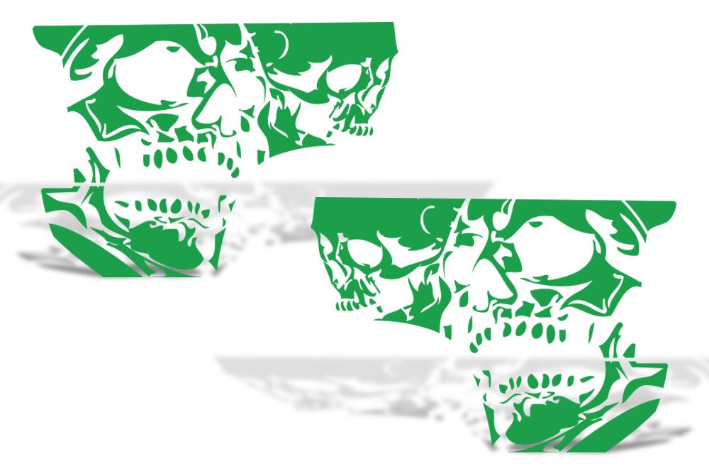 Chevy Silverado Quarter Panel Wrap (1999-2007) Double-Skull - RacerX Customs