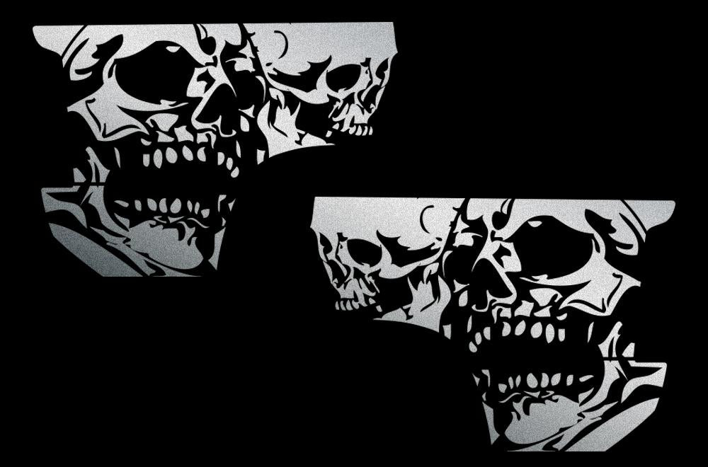 Chevy Silverado Quarter Panel Wrap (1999-2007) Double-Skull - RacerX Customs