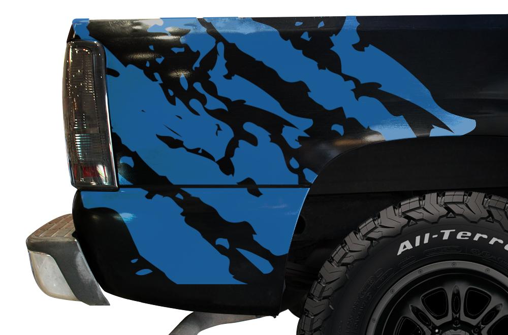 Chevy Silverado Quarter Panel Wrap (1999-2007) Ripped - RacerX Customs