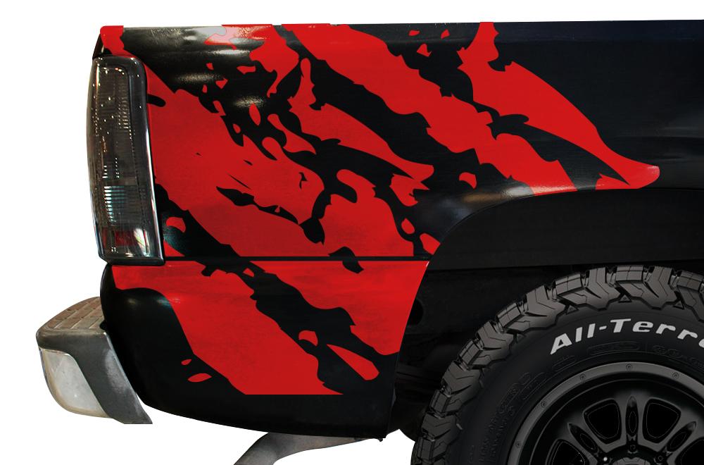 Chevy Silverado Quarter Panel Wrap (1999-2007) Ripped - RacerX Customs