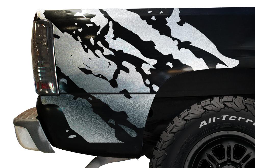 Chevy Silverado Quarter Panel Wrap (1999-2007) Ripped - RacerX Customs