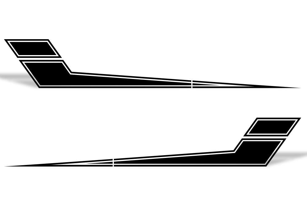 Chevy Silverado Vinyl Stripes Wrap Kit (1999-2007) Rally Stripes - RacerX Customs