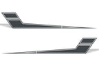 Chevy Silverado Vinyl Stripes Wrap Kit (1999-2007) Rally Stripes - RacerX Customs