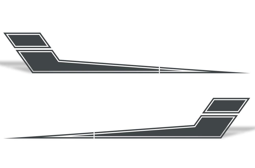 Chevy Silverado Vinyl Stripes Wrap Kit (1999-2007) Rally Stripes - RacerX Customs