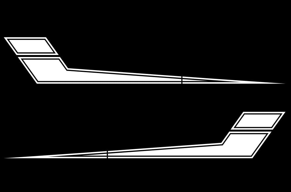 Chevy Silverado Vinyl Stripes Wrap Kit (1999-2007) Rally Stripes - RacerX Customs
